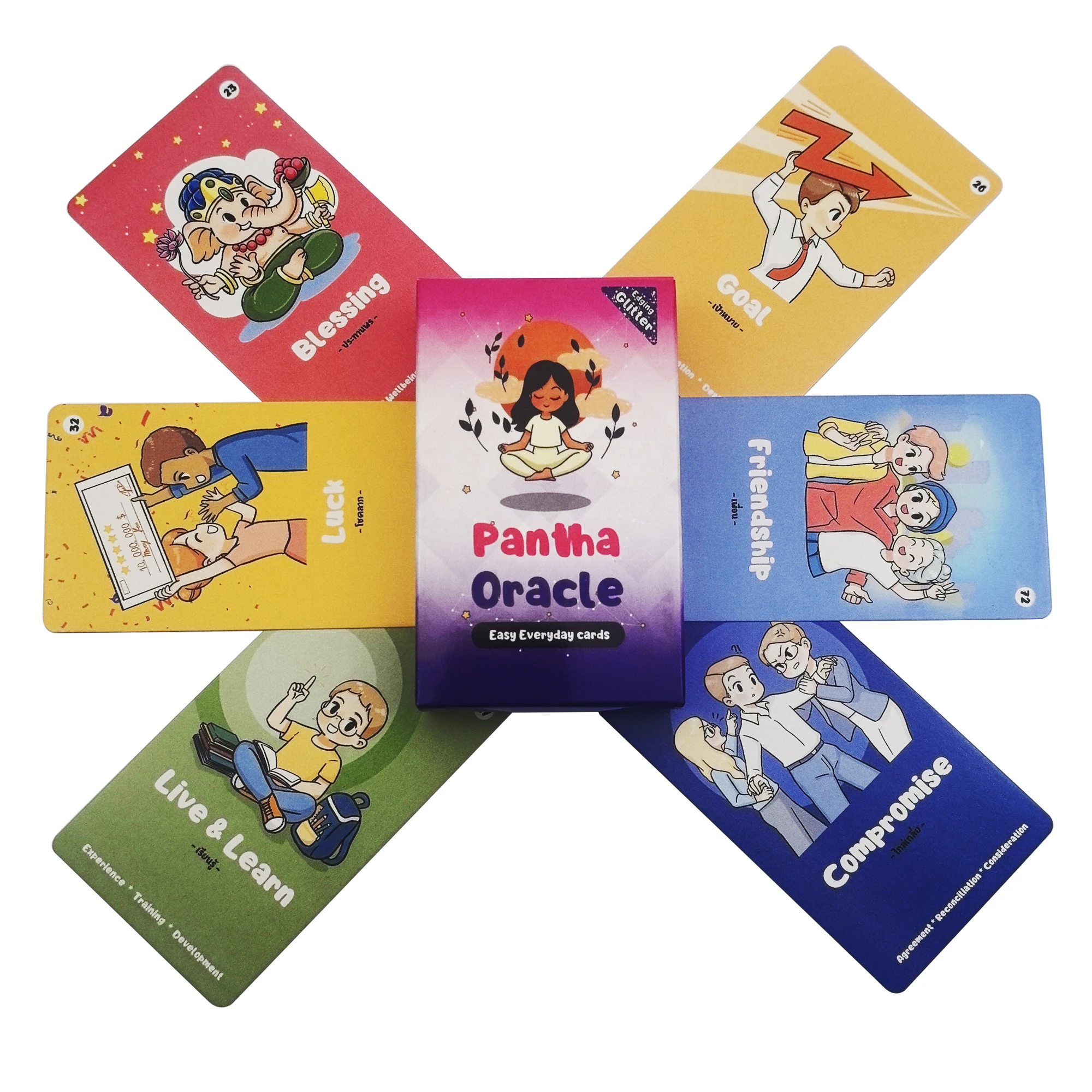 Pantha Oracle cards Guidebook Card Game Tarot Deck with PDF New Beginner Divination Oracle Party Game Occult gift 
Pantha Oracle cards Guidebook Card Game Tarot Deck with PDF New Beginner Divination Oracle Party Game Occult gift