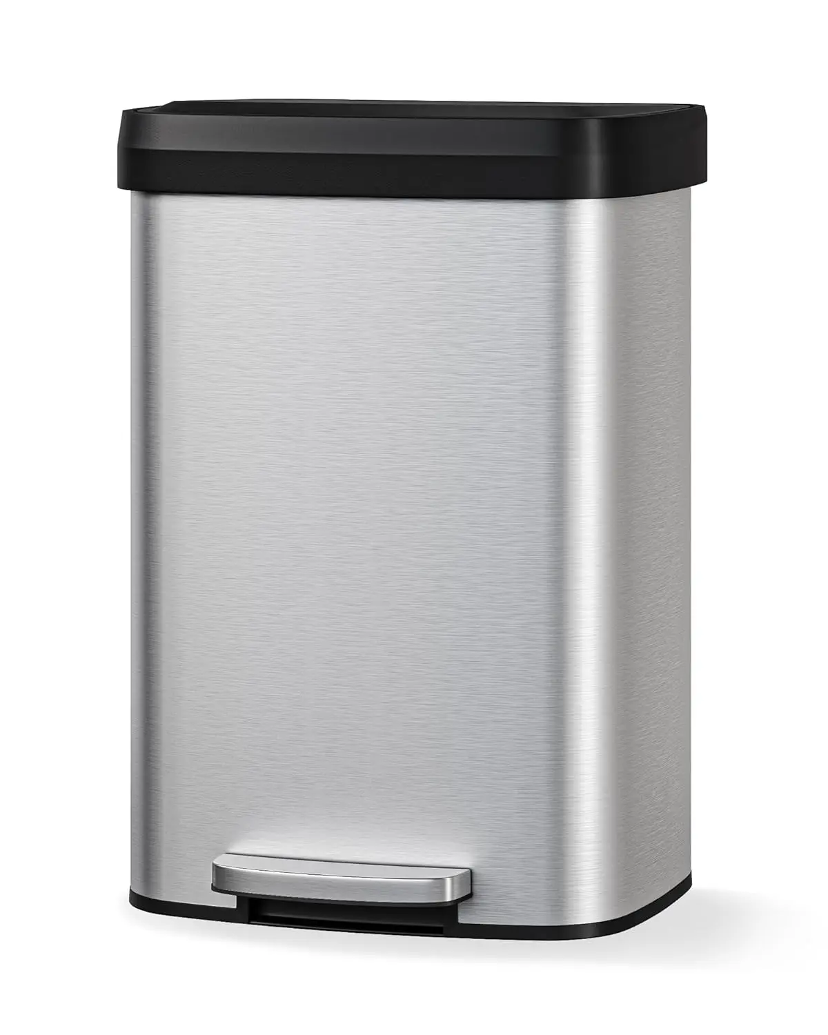 13 Gal / 50L Stainless Steel Trash Can with Lid, Large Step-On Kitchen Garbage Bin, Rustproof Metal with Soft Close Lid
13 Gal / 50L Stainless Steel Trash Can with Lid, Large Step-On Kitchen Garbage Bin, Rustproof Metal with Soft Close Lid