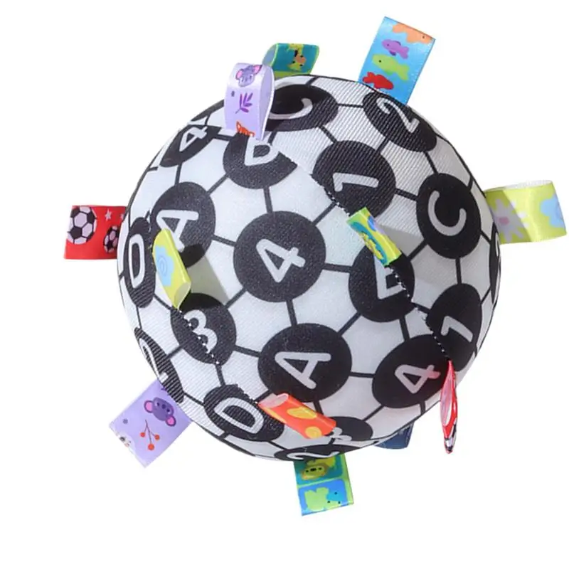 Soft Sensory Ball Plush Rattle Ball Toys High Contrast Colors Fine Motor Skill Toy Ribbon Tag Ball For Kids Ages 0-12 Months
Soft Sensory Ball Plush Rattle Ball Toys High Contrast Colors Fine Motor Skill Toy Ribbon Tag Ball For Kids Ages 0-12 Months