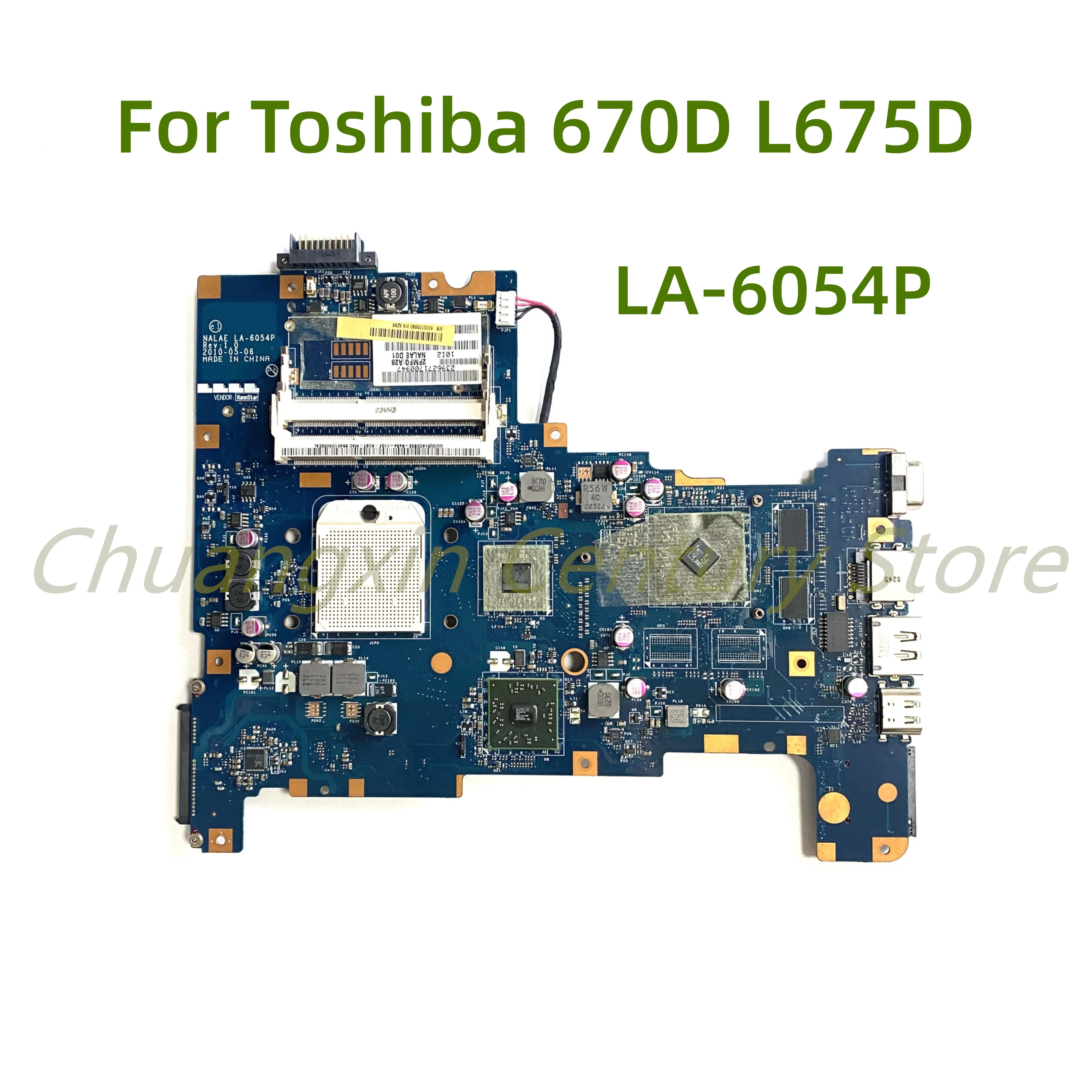 Материнская плата LA-6054P подходит для Toshiba Satellite L670 L675 установка ноутбука L670D L675D, 100% протестирована, полностью работает
Материнская плата LA-6054P подходит для Toshiba Satellite L670 L675 установка ноутбука L670D L675D, 100% протестирована, полностью работает