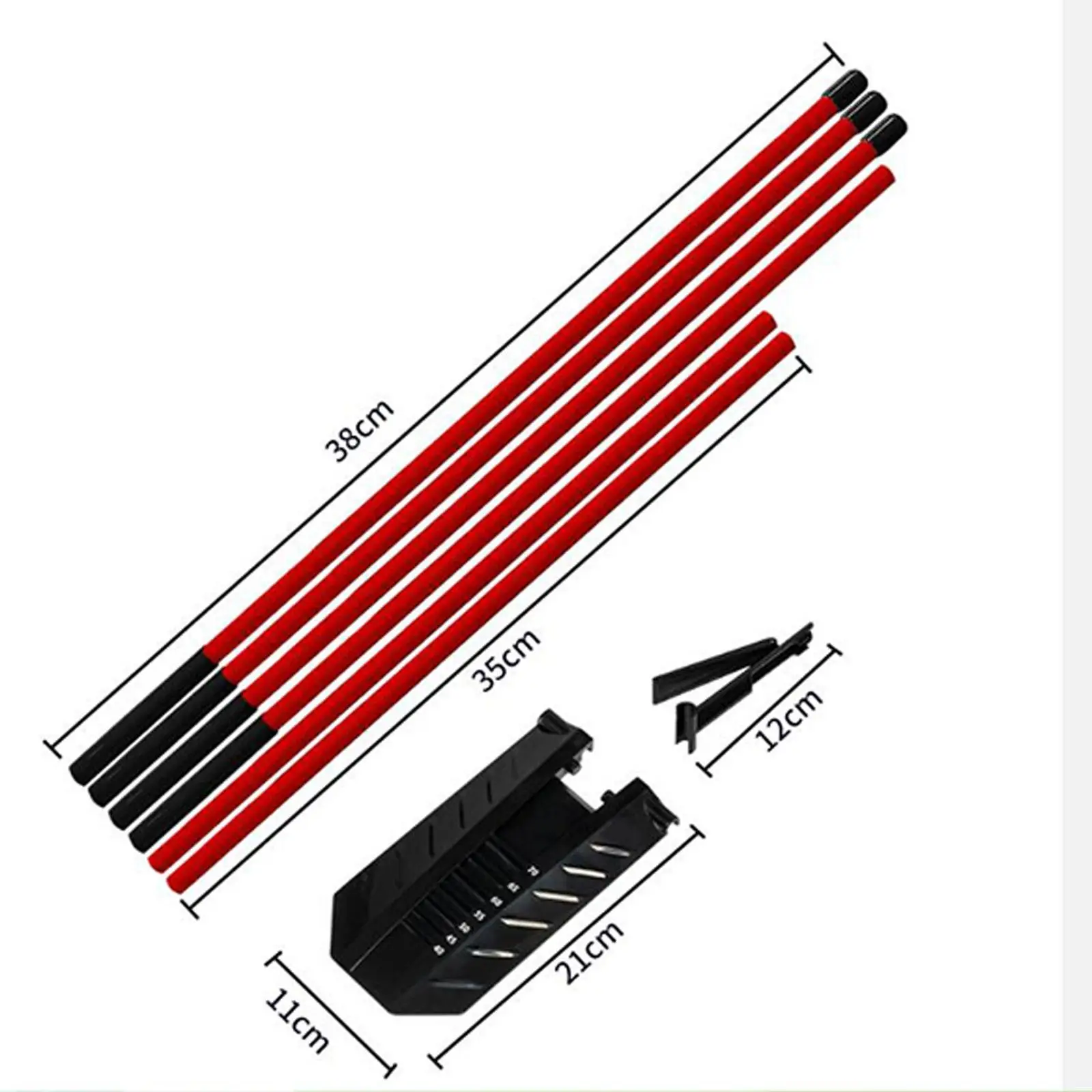 Portable Golf Swing Trainer Alignment Rod Auxiliary Tool for Skill Improvement at Golf Course Home or Backyard
Portable Golf Swing Trainer Alignment Rod Auxiliary Tool for Skill Improvement at Golf Course Home or Backyard