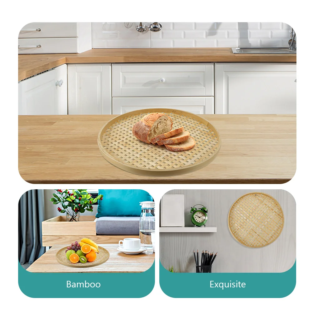 3Pcs Bamboo Weaving Colander Basket Practical Household Storage Fruit Bread Egg Bamboo Weaving Colander Basket
3Pcs Bamboo Weaving Colander Basket Practical Household Storage Fruit Bread Egg Bamboo Weaving Colander Basket