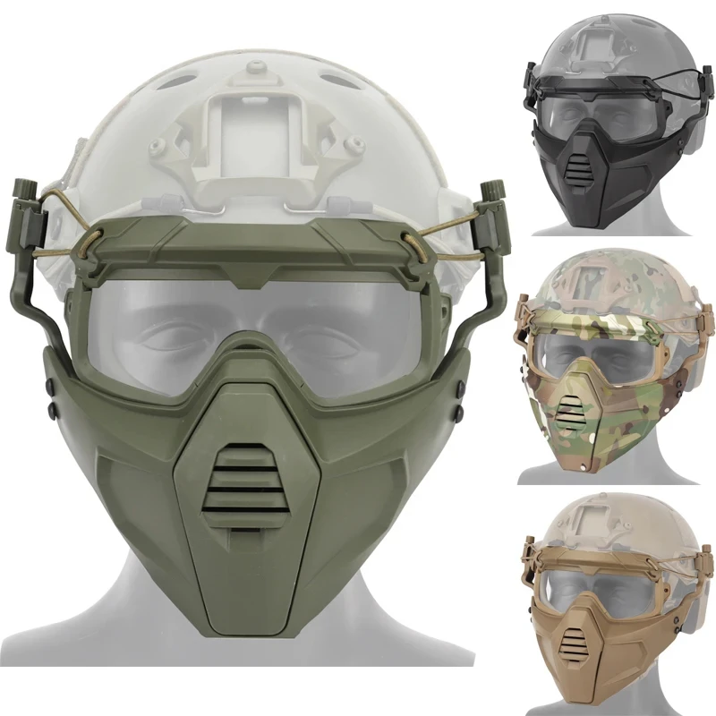 Halloween Mask for Cosplay Tactical Half Face Breathable Masks Hunting Airsoft Face Protective Masks with Helmet Connector
Halloween Mask for Cosplay Tactical Half Face Breathable Masks Hunting Airsoft Face Protective Masks with Helmet Connector
