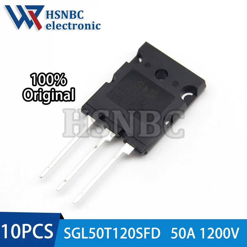 10PCS SGL50T120SFD 50T120 TO-264 50A 1200V FieldStop Trench IGBT Power Transistor 100% New Original
10PCS SGL50T120SFD 50T120 TO-264 50A 1200V FieldStop Trench IGBT Power Transistor 100% New Original