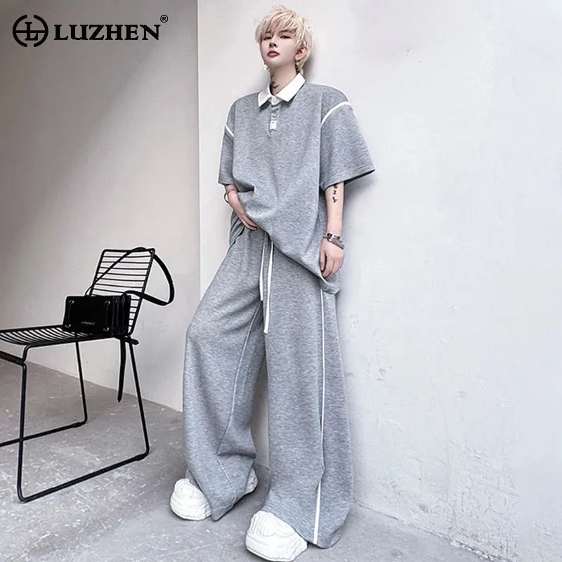 LUZHEN летние модные комплекты из двух предметов, мужские новинки 2025, оригинальные свободные футболки с лацканами и короткими рукавами, уличные мужские брюки JY1702
LUZHEN летние модные комплекты из двух предметов, мужские новинки 2025, оригинальные свободные футболки с лацканами и короткими рукавами, уличные мужские брюки JY1702
