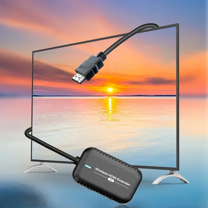 30m Wireless HDMI Transmitter Receiver Display Dongle TV Stick Audio Video Share for Camera DVD Laptop PC To Monitor Projector
30m Wireless HDMI Transmitter Receiver Display Dongle TV Stick Audio Video Share for Camera DVD Laptop PC To Monitor Projector