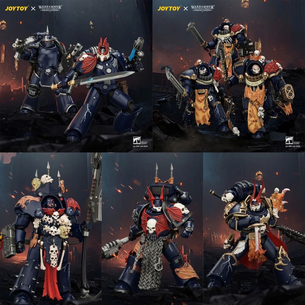 HIPLAY JOYTOY Warhammer The Horus Heresy Night Lords Contekar Terminator MK III Tactical Legionary 1/18 Scale Action Figure
HIPLAY JOYTOY Warhammer The Horus Heresy Night Lords Contekar Terminator MK III Tactical Legionary 1/18 Scale Action Figure