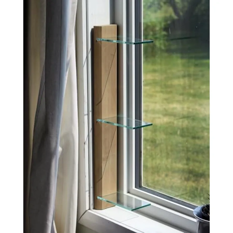 3 Tiered Window Sill Plant Shelf Real Wood and Glass Renter Friendly Window Shelves Removable Indoor Plant Stand with Hook-and-
3 Tiered Window Sill Plant Shelf Real Wood and Glass Renter Friendly Window Shelves Removable Indoor Plant Stand with Hook-and-