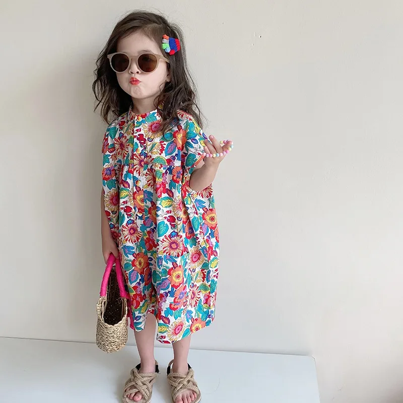 Kids Girls Pants Holiday Style Flowers Print Wide Leg Jumpsuit Children Summer Loose Children Girl Trousers Pant 3-8 Years
Kids Girls Pants Holiday Style Flowers Print Wide Leg Jumpsuit Children Summer Loose Children Girl Trousers Pant 3-8 Years