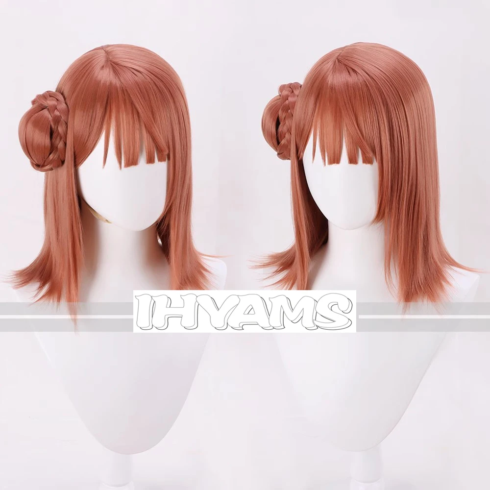 LoveLive! Uehara Ayumu, парик для косплея, плетеная булочка, PDP, короткие прямые синтетические волосы для девочек, идеальный головной убор DREAM PROJECT LLAS
LoveLive! Uehara Ayumu, парик для косплея, плетеная булочка, PDP, короткие прямые синтетические волосы для девочек, идеальный головной убор DREAM PROJECT LLAS