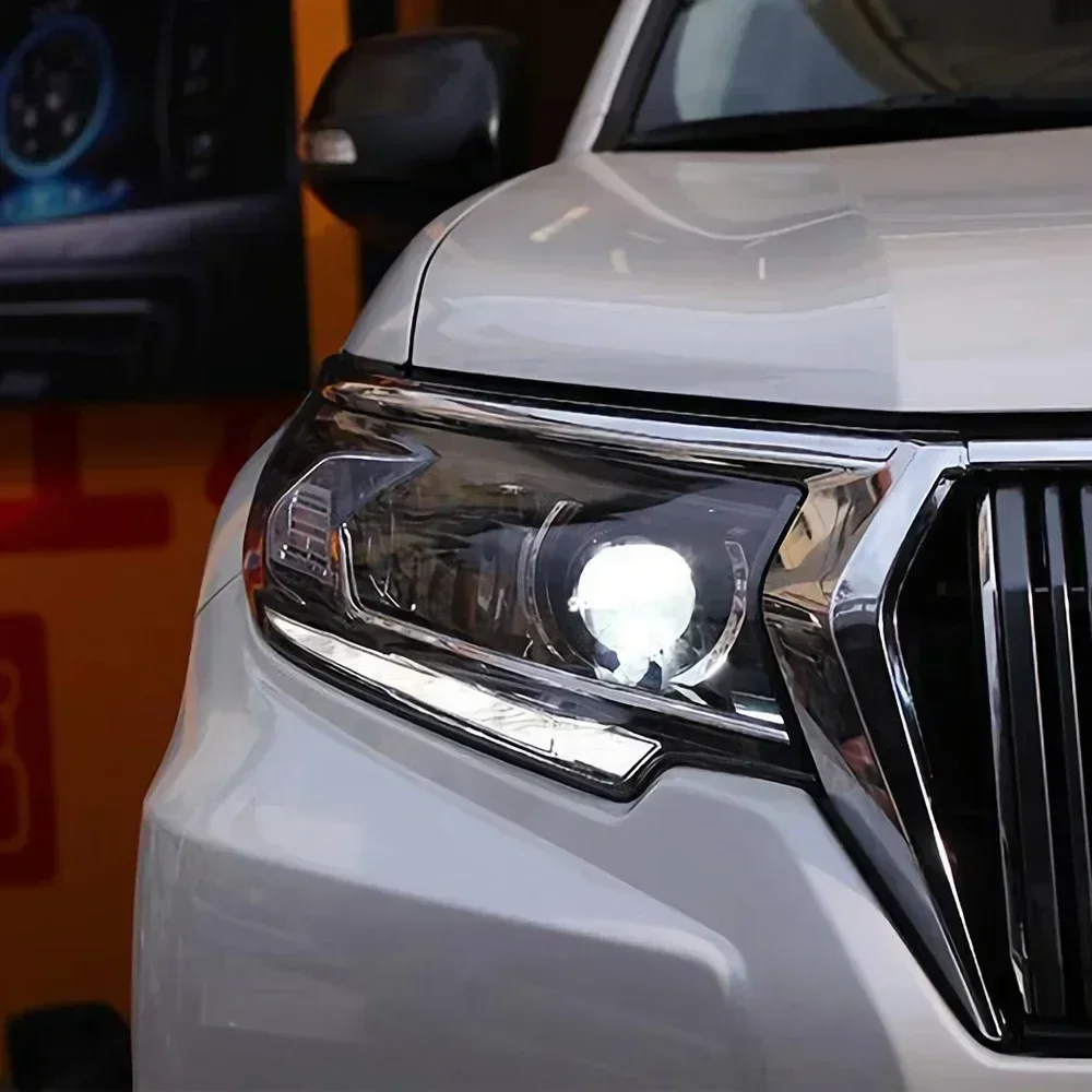 Обновление автомобильных ламп с высокой настройкой в сборе для Toyota Land Cruiser Prado 2018-2023, светодиодные автомобильные фары, бифокальные линзы в сборе
Обновление автомобильных ламп с высокой настройкой в сборе для Toyota Land Cruiser Prado 2018-2023, светодиодные автомобильные фары, бифокальные линзы в сборе