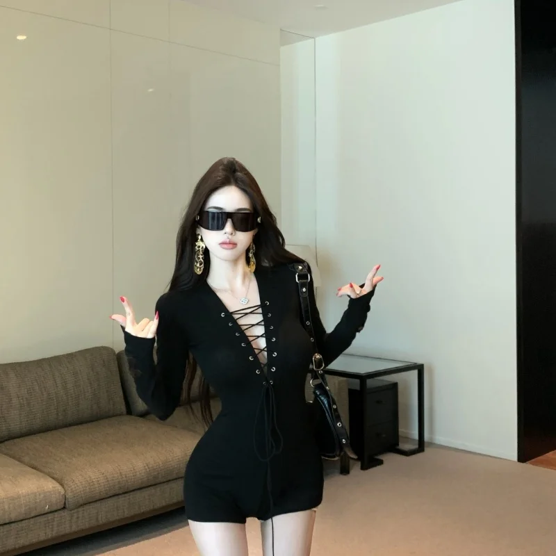 Design Sensation Hollow out Long Sve Женские осенне-зимние брюки, внутренняя одежда, сексуальный американский костюм Sle ort
Design Sensation Hollow out Long Sve Женские осенне-зимние брюки, внутренняя одежда, сексуальный американский костюм Sle ort