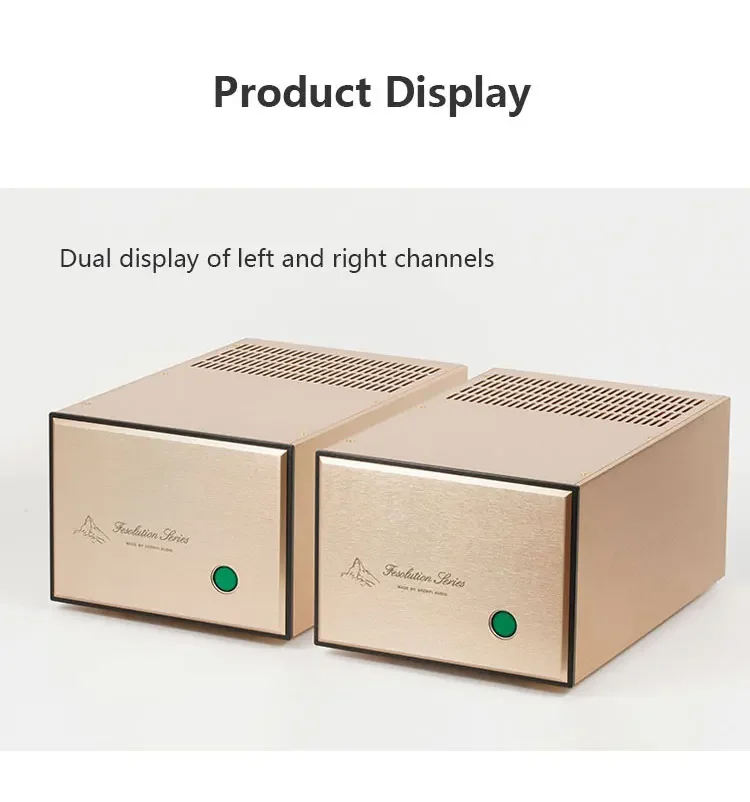 Direct Engraved FM111 Circuit Single Channel Split Type High-power Amplifier Post amplifier 360W*2(1pair)XLR Balance,Mono output
Direct Engraved FM111 Circuit Single Channel Split Type High-power Amplifier Post amplifier 360W*2(1pair)XLR Balance,Mono output