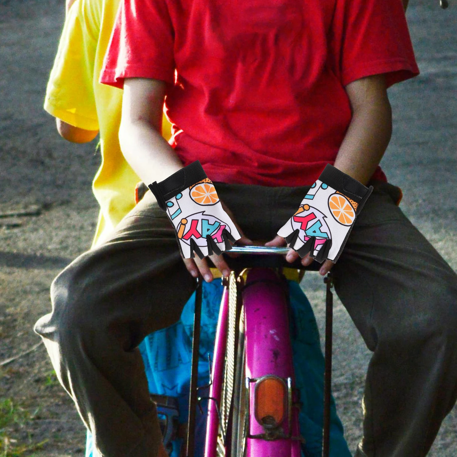 Kids Cycling 5-12 Years White Half Finger Shock Absorbing UV Protection Breathable Anti Slip Outdoor Sports Accessories Bike
Kids Cycling 5-12 Years White Half Finger Shock Absorbing UV Protection Breathable Anti Slip Outdoor Sports Accessories Bike
