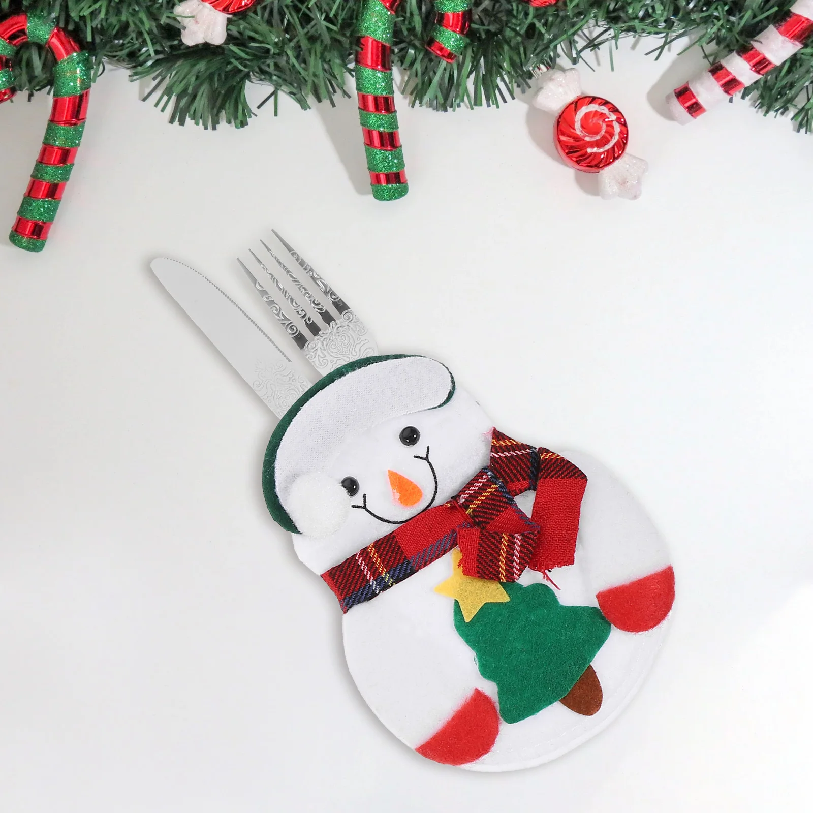 6Pcs Christmas Knife Fork Bags Snowman Elk Patterns Tableware Holder Cutlery Storage Decorative ganizer Household Goods
6Pcs Christmas Knife Fork Bags Snowman Elk Patterns Tableware Holder Cutlery Storage Decorative ganizer Household Goods