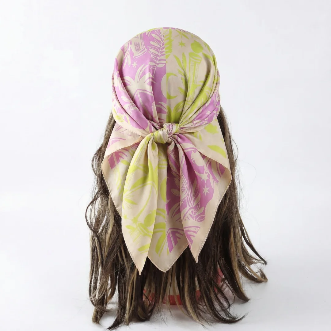 Scarf Luxury Hijab Bandana Handkerchief Silk Scarves Woman Headscarf Square Shawl Wraps Neckerchief Turban Headband Foulards
Scarf Luxury Hijab Bandana Handkerchief Silk Scarves Woman Headscarf Square Shawl Wraps Neckerchief Turban Headband Foulards