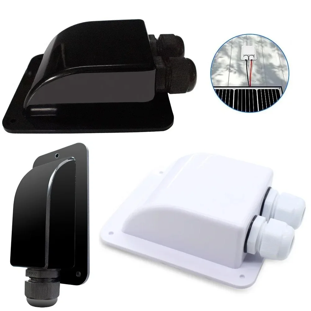 Waterproof ABS Solar Panel Cable Entry Gland Sealing Junction Box Double/Single Hole Curved Connector for RV Caravan Boat Wire
Waterproof ABS Solar Panel Cable Entry Gland Sealing Junction Box Double/Single Hole Curved Connector for RV Caravan Boat Wire