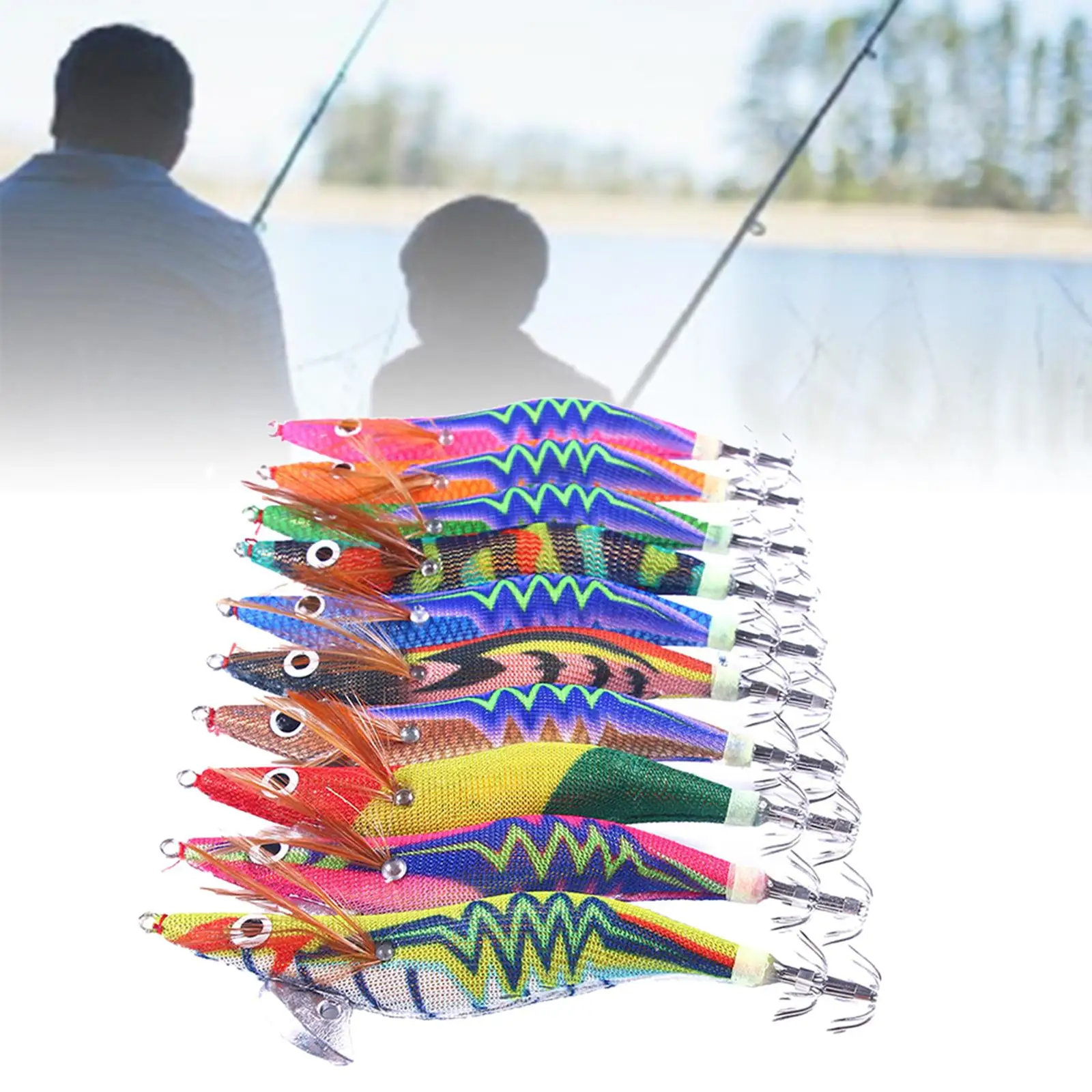 10 Pieces Luminous Squid Jig Hook Squid Jig Lures Fishing Baits Durable Luminous
10 Pieces Luminous Squid Jig Hook Squid Jig Lures Fishing Baits Durable Luminous
