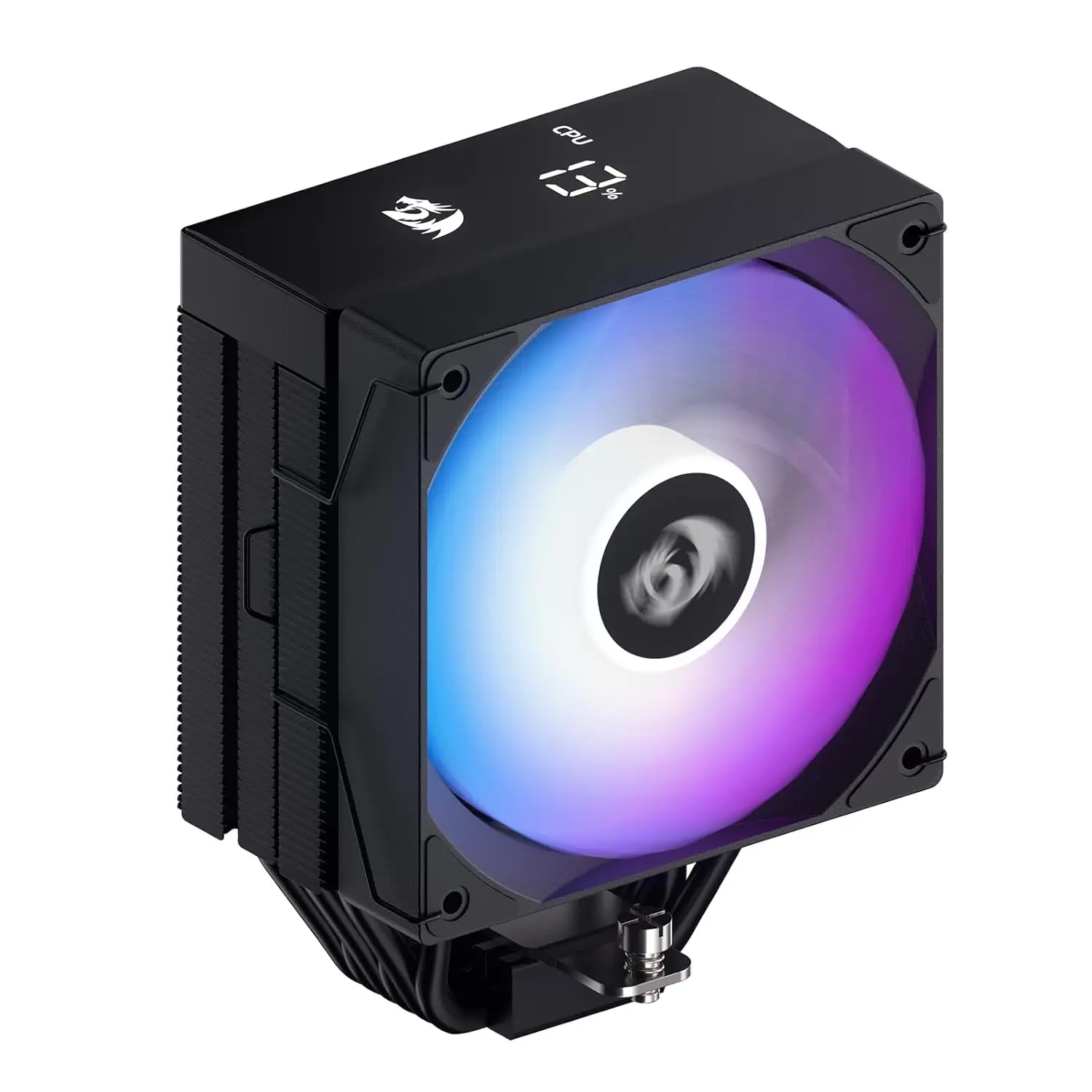 Redragon Cc2312 120mm Single-Tower Cpu Cooler with Digital Screen Top Cover 6×ф6mm Heatpipes Argb Pwm Fans Tdp 220W Pc Cooling S
Redragon Cc2312 120mm Single-Tower Cpu Cooler with Digital Screen Top Cover 6×ф6mm Heatpipes Argb Pwm Fans Tdp 220W Pc Cooling S