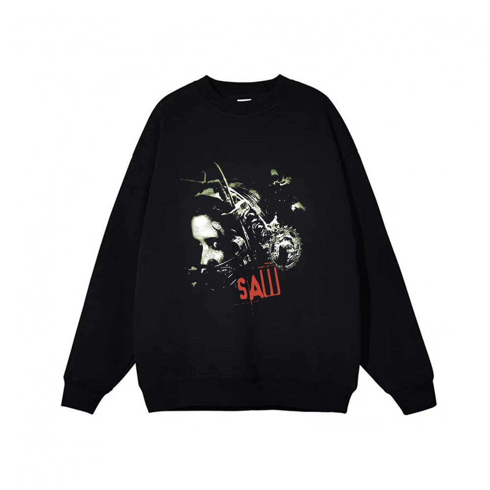 SAW Horror Movie Hoodie Halloween Scary Movie Hoodies Vintage Casual Fashionable Sweatshirt
SAW Horror Movie Hoodie Halloween Scary Movie Hoodies Vintage Casual Fashionable Sweatshirt