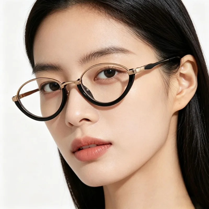 Vintage Fashion Presbyopic Eyeglasses Trend Anti-Blue Light Reading Eyewear Oval Frame Metal Farsight Glasses for Female Male
Vintage Fashion Presbyopic Eyeglasses Trend Anti-Blue Light Reading Eyewear Oval Frame Metal Farsight Glasses for Female Male