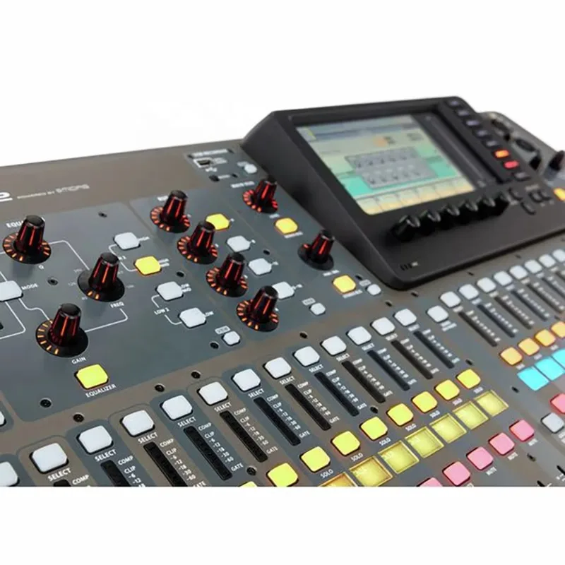 Behringer X32 Digital Console 32 Input Chan nels 25 Motorized Faders Digital Mixer Pa System Record Live Show Music Equipment