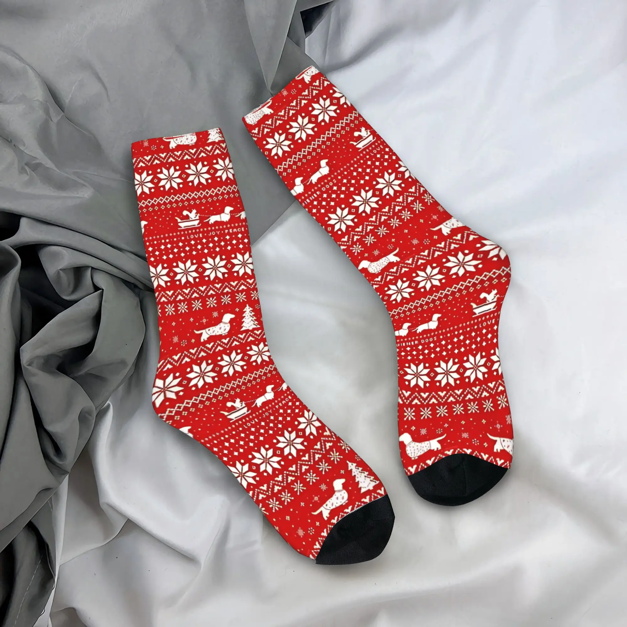 Men's Socks Dachshunds Christmas Sweater Pattern Stockings Spring Funny Comfortable Socks Design Running Anti Bacterial Socks
Men's Socks Dachshunds Christmas Sweater Pattern Stockings Spring Funny Comfortable Socks Design Running Anti Bacterial Socks