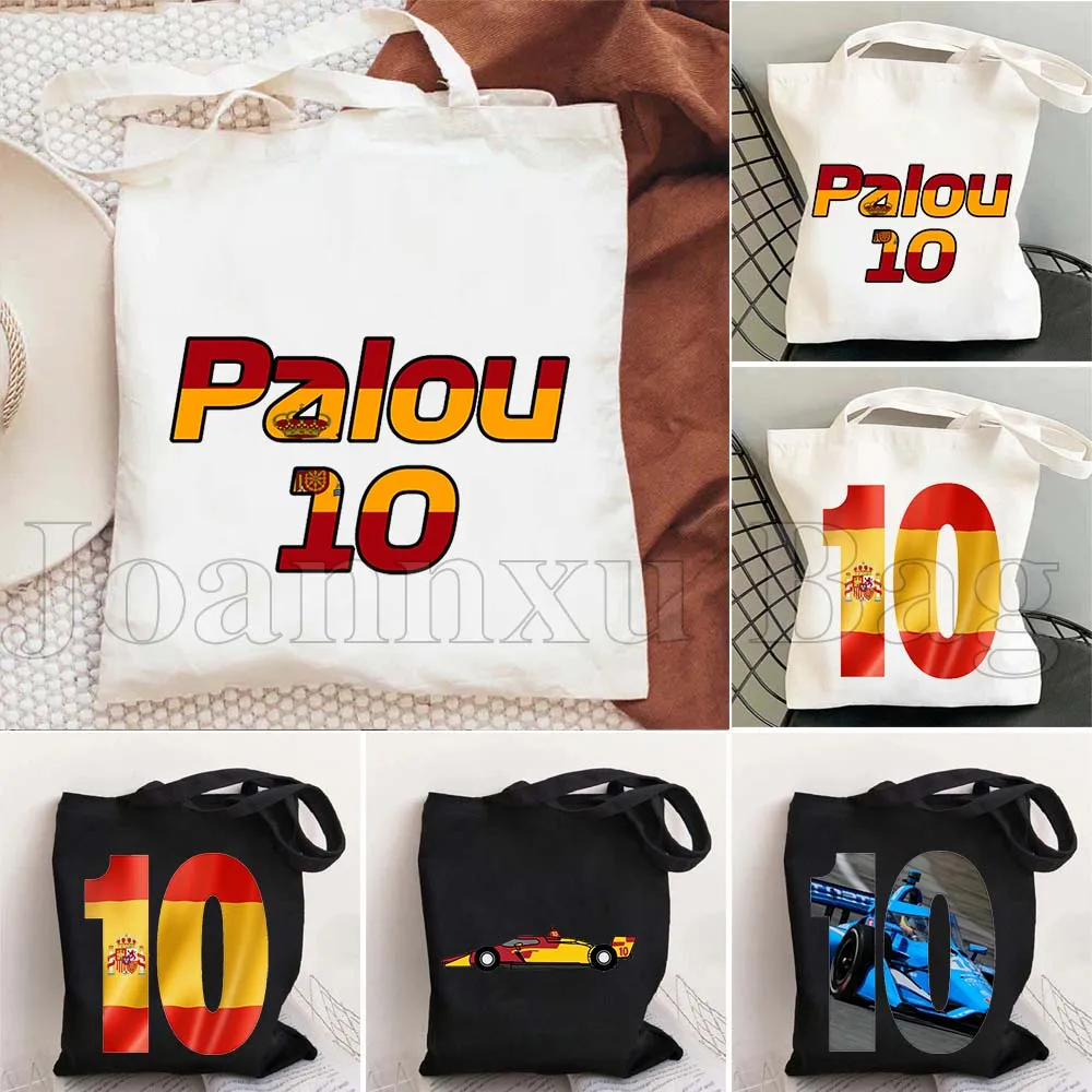 Alex Palou Car Number 10 Spain Flag Men Women Canvas Shoulder Tote Bag Shopper Reusable Foldable Shopping Harajuku Cute Handbag
Alex Palou Car Number 10 Spain Flag Men Women Canvas Shoulder Tote Bag Shopper Reusable Foldable Shopping Harajuku Cute Handbag