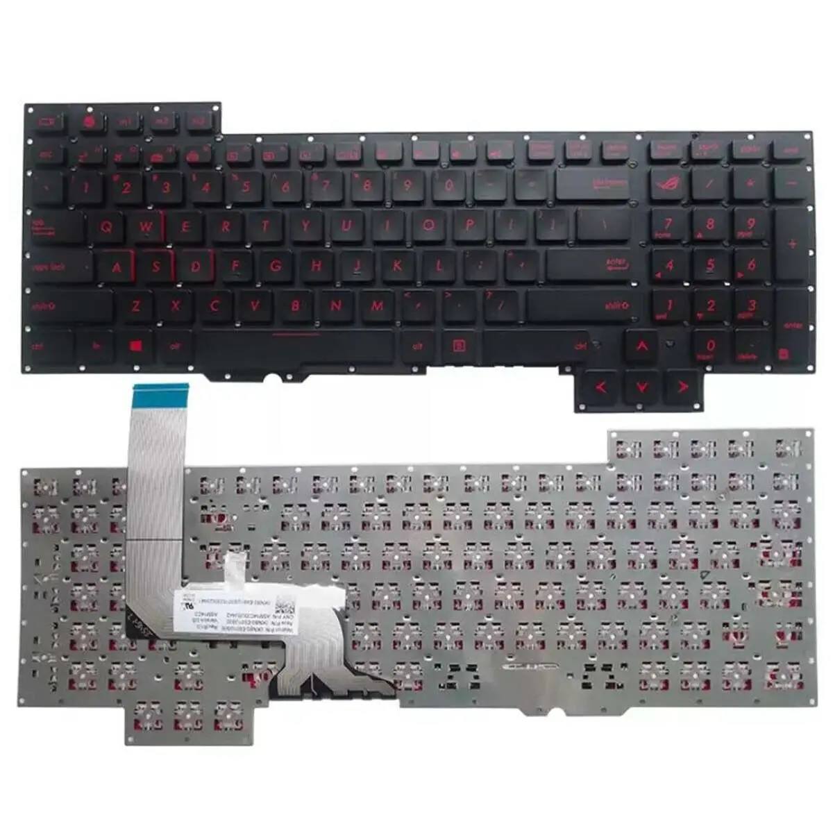 US Laptop Keyboard for ASUS ROG G751G751J G751JY G751JT G751JM GFX71 0KNB0-E601US00 no pointer NO backlight red
US Laptop Keyboard for ASUS ROG G751G751J G751JY G751JT G751JM GFX71 0KNB0-E601US00 no pointer NO backlight red