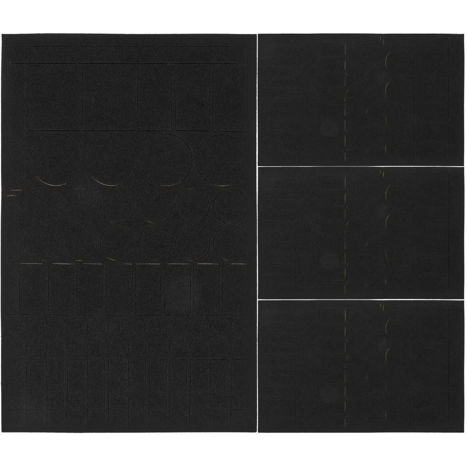 4 Sheets Blackout Sticker Nail Stickers Light Convenient for Windows Indicator Shading Eva Dimming Routers LED Blocking
4 Sheets Blackout Sticker Nail Stickers Light Convenient for Windows Indicator Shading Eva Dimming Routers LED Blocking