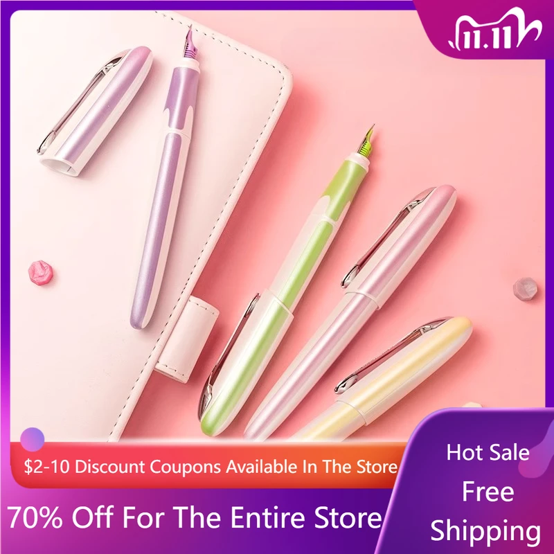 German Brand Stationery New Online Color Blocked Fountain Pen Macaron Color EF F M 0.38 0.5 0.7MM Nib School Supplies Writing
German Brand Stationery New Online Color Blocked Fountain Pen Macaron Color EF F M 0.38 0.5 0.7MM Nib School Supplies Writing