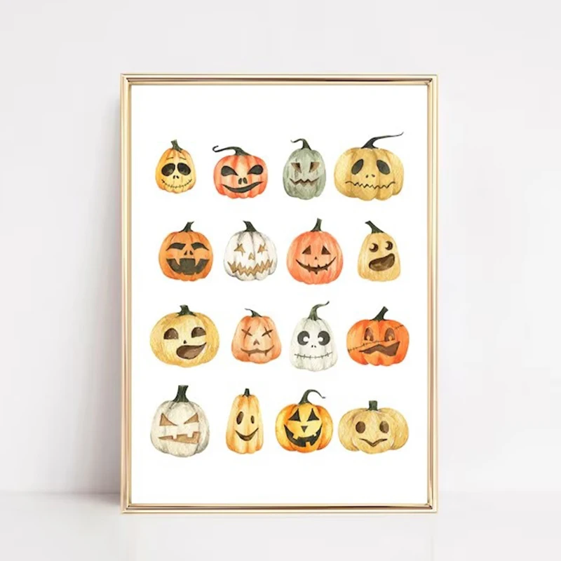 Скандинавские милые мультяшные постеры с черепами и призраками на Хэллоуин, абстрактные ретро-принты, картины на холсте, настенный декор для гостиной и дома
Скандинавские милые мультяшные постеры с черепами и призраками на Хэллоуин, абстрактные ретро-принты, картины на холсте, настенный декор для гостиной и дома