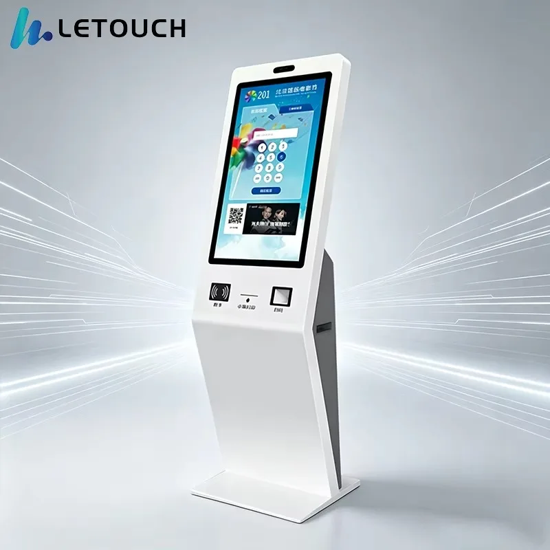 21.5/32 Inch Capacitive Touch Screen Self-Service Payment Kiosk Facial Recognition SDK Barcode Scanner Floor
21.5/32 Inch Capacitive Touch Screen Self-Service Payment Kiosk Facial Recognition SDK Barcode Scanner Floor