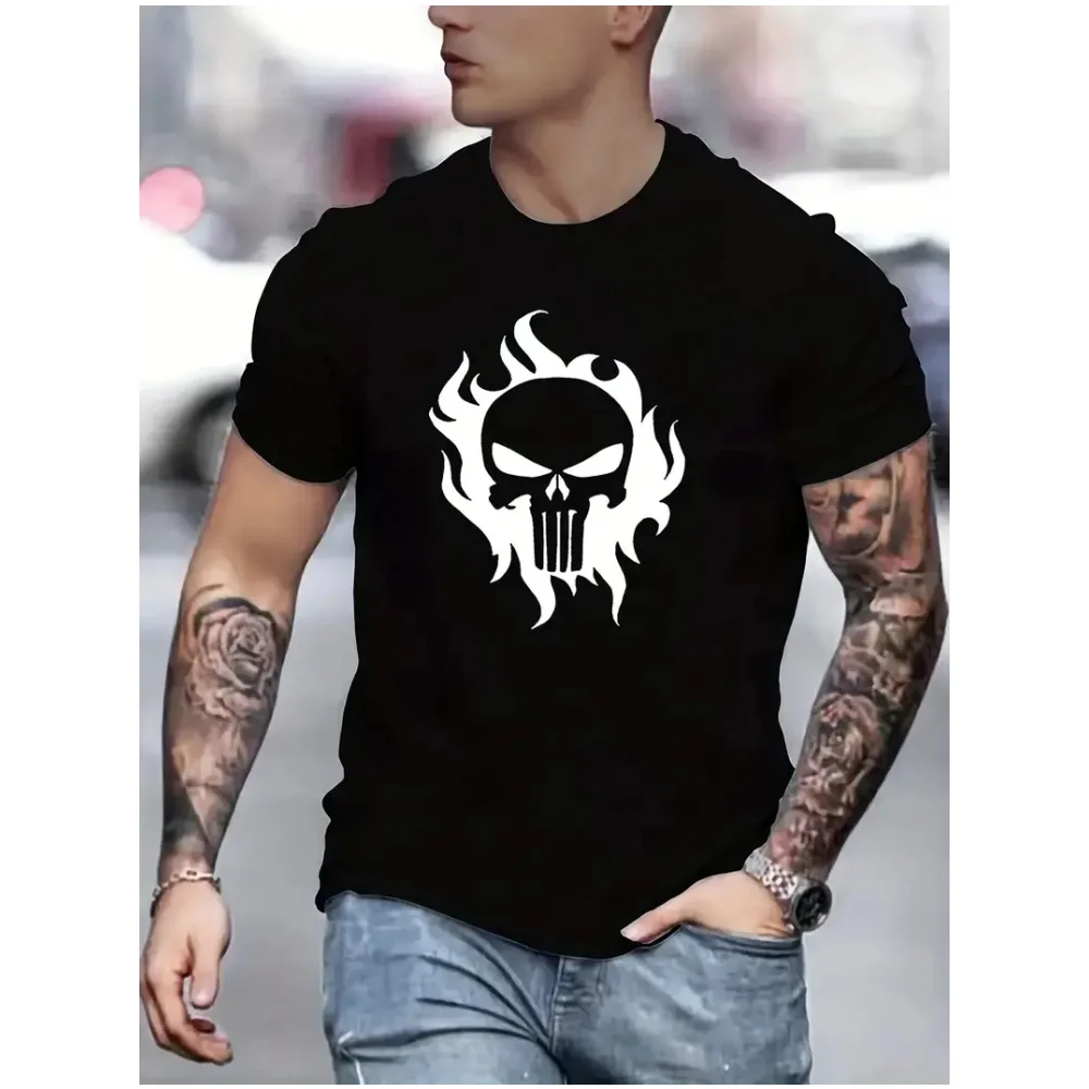 Funny 3D Skull Printed T Shirt For Men Fashion Simplicity Harajuku Short Sleeve Tops Summer Casual O-neck Comfortable Loose Tees
Funny 3D Skull Printed T Shirt For Men Fashion Simplicity Harajuku Short Sleeve Tops Summer Casual O-neck Comfortable Loose Tees
