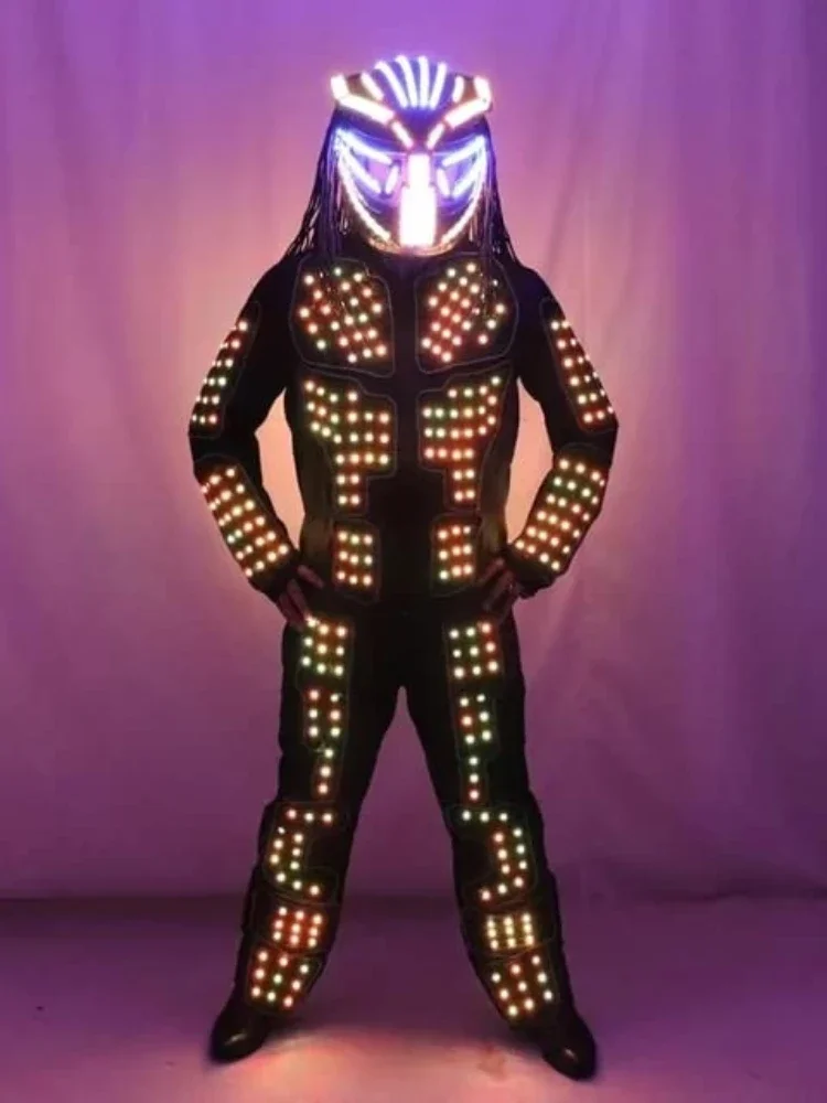 LED Robot Costumes Lights Costume LED Robot Suit Carnival Festival Outfit Dancer Party Performance cloth
LED Robot Costumes Lights Costume LED Robot Suit Carnival Festival Outfit Dancer Party Performance cloth
