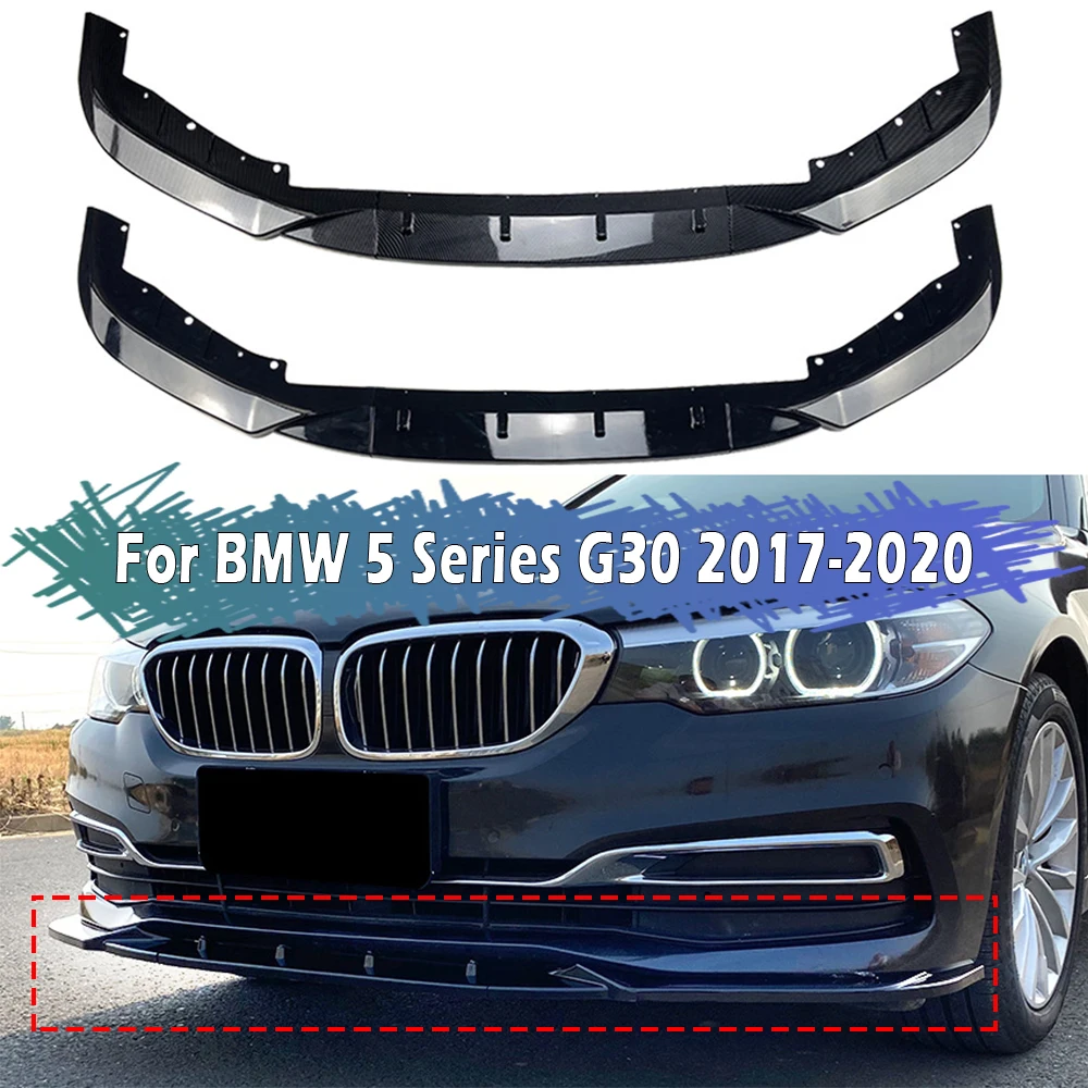3Pcs Car Front Bumper Lip Diffuser Spoiler Lip Splitter Bumper Guard Body Kit For BMW 5 Series G30 LCI 2017-2022 Car Accessories
3Pcs Car Front Bumper Lip Diffuser Spoiler Lip Splitter Bumper Guard Body Kit For BMW 5 Series G30 LCI 2017-2022 Car Accessories