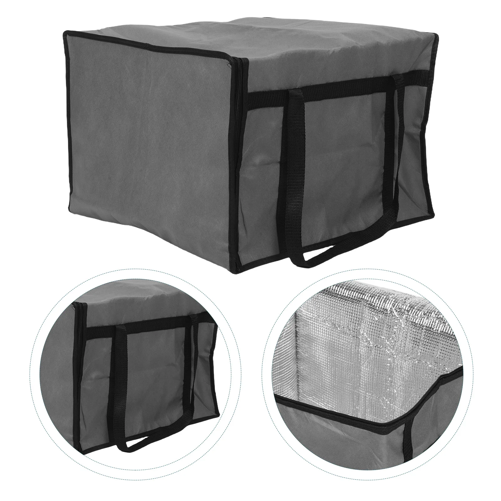 Pizza Insulated Delivery Bag Hot Food Carrier Bags for Groceries Carriers Transport Grey Cooler Foldable Small Shipping
Pizza Insulated Delivery Bag Hot Food Carrier Bags for Groceries Carriers Transport Grey Cooler Foldable Small Shipping
