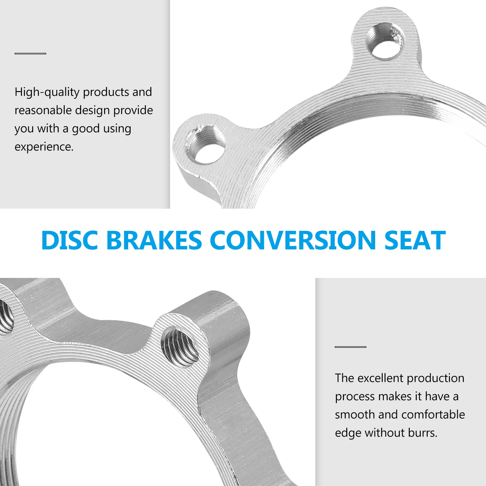 6Pcs Disc Brake Rotor Adapter 6 Bolt Flange Aluminum Alloy Strong Locking Force Conversion Seat Mountain Road Bike 
6Pcs Disc Brake Rotor Adapter 6 Bolt Flange Aluminum Alloy Strong Locking Force Conversion Seat Mountain Road Bike