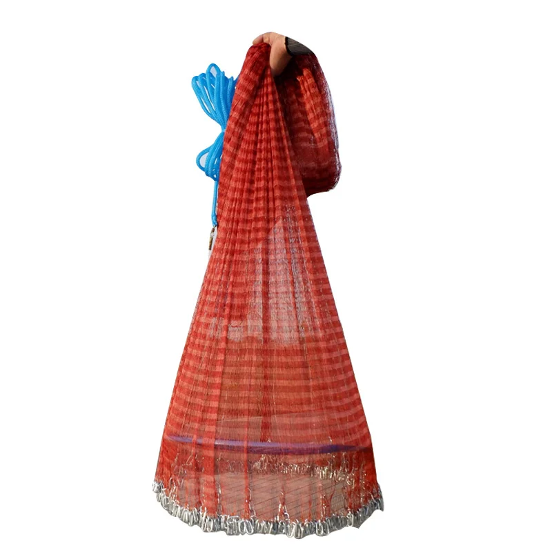 High-quality thick tire line hand-cast net traditional hand-cast net deepening bottom pocket high-quality fishing net
High-quality thick tire line hand-cast net traditional hand-cast net deepening bottom pocket high-quality fishing net