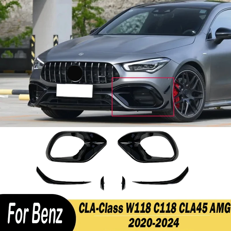 Front Bumper Lip Side Hood Fog Lamp Light Cover Spoiler Air Vent Frame For Mercedes Benz CLA-Class W118 C118 CLA45 AMG 2020-2024
Front Bumper Lip Side Hood Fog Lamp Light Cover Spoiler Air Vent Frame For Mercedes Benz CLA-Class W118 C118 CLA45 AMG 2020-2024