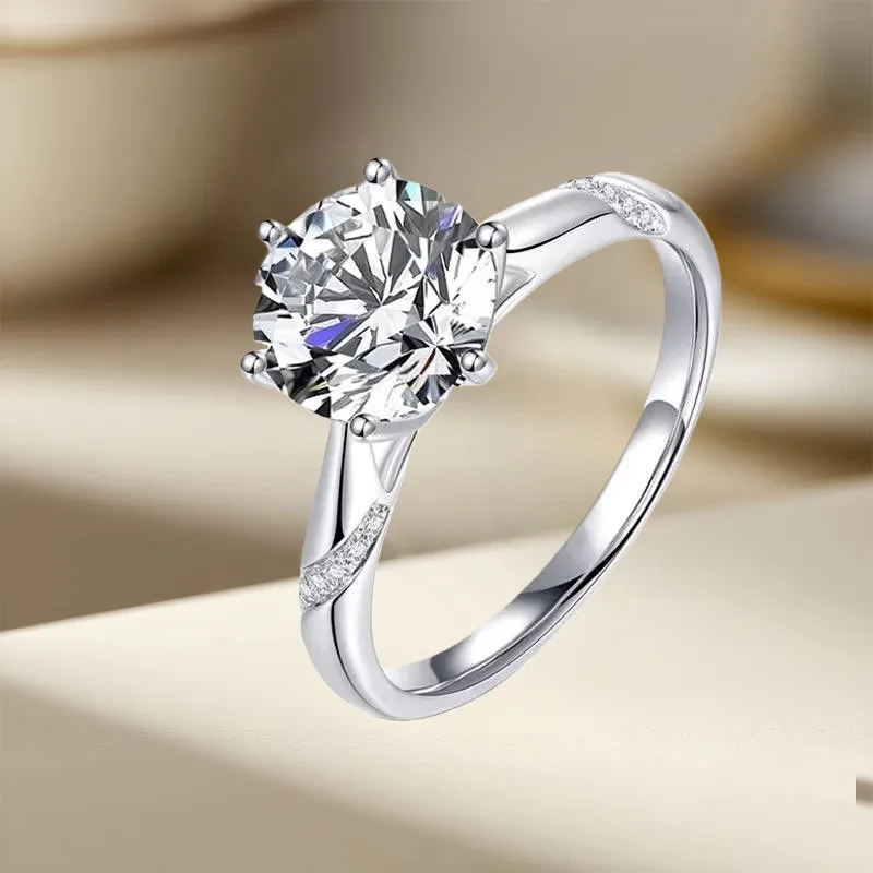 Butterflykiss Round Cut Diamond Ring 18K White Gold 0.5/1.0CT IGI Lab Grown Diamond Ring Halo Design Engagement Rings For Women
Butterflykiss Round Cut Diamond Ring 18K White Gold 0.5/1.0CT IGI Lab Grown Diamond Ring Halo Design Engagement Rings For Women