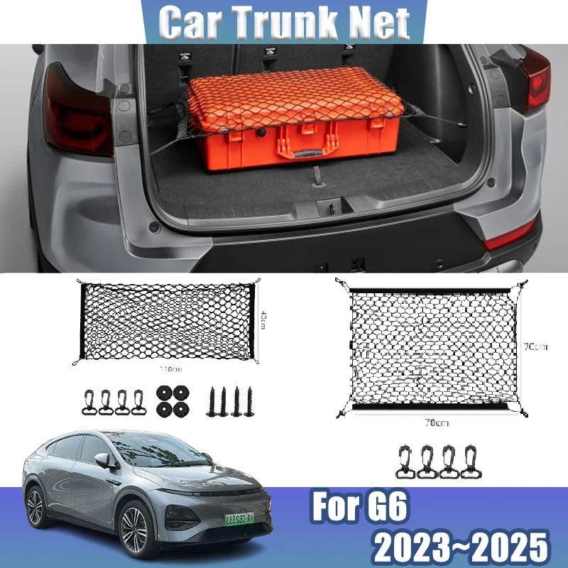 For XPeng G6 2023 2024 2025 Black Mesh Car Trunk Net Auto Back Mesh Trunk Rear Universal Storage Bag Pocket Bag Car Accessories
For XPeng G6 2023 2024 2025 Black Mesh Car Trunk Net Auto Back Mesh Trunk Rear Universal Storage Bag Pocket Bag Car Accessories