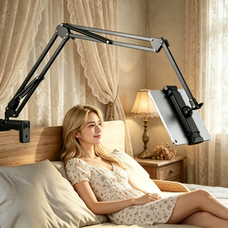 2PCS Aluminum Alloy Rotating Tablet Holder, 360° Swivel Arm Bed Desktop Stand, Compatible with 4-11 Inch iPad Xiaomi Lenovo Sams
2PCS Aluminum Alloy Rotating Tablet Holder, 360° Swivel Arm Bed Desktop Stand, Compatible with 4-11 Inch iPad Xiaomi Lenovo Sams