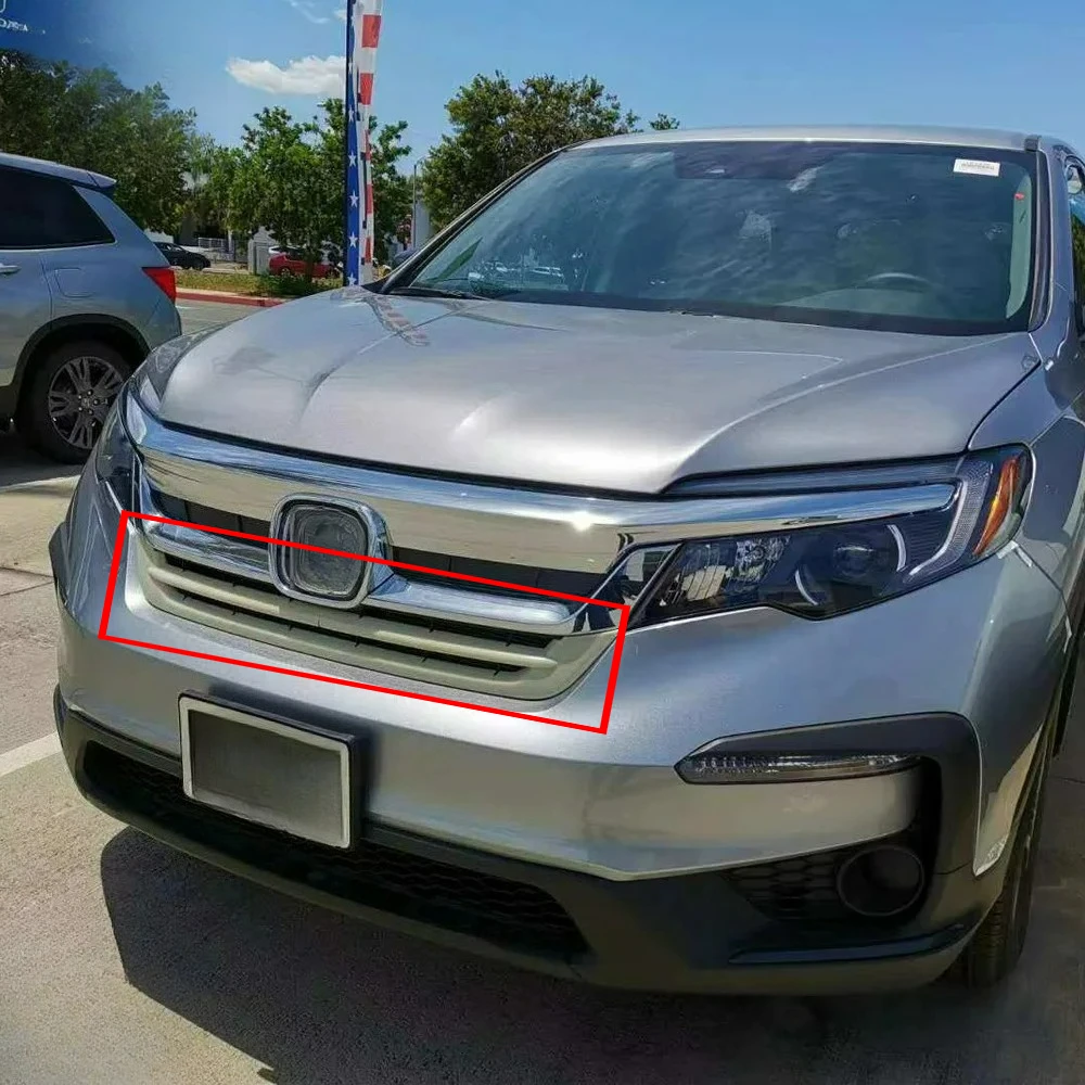 For Honda Pilot 2019-2021 car front bumper grille electroplated surface decorative strip
For Honda Pilot 2019-2021 car front bumper grille electroplated surface decorative strip