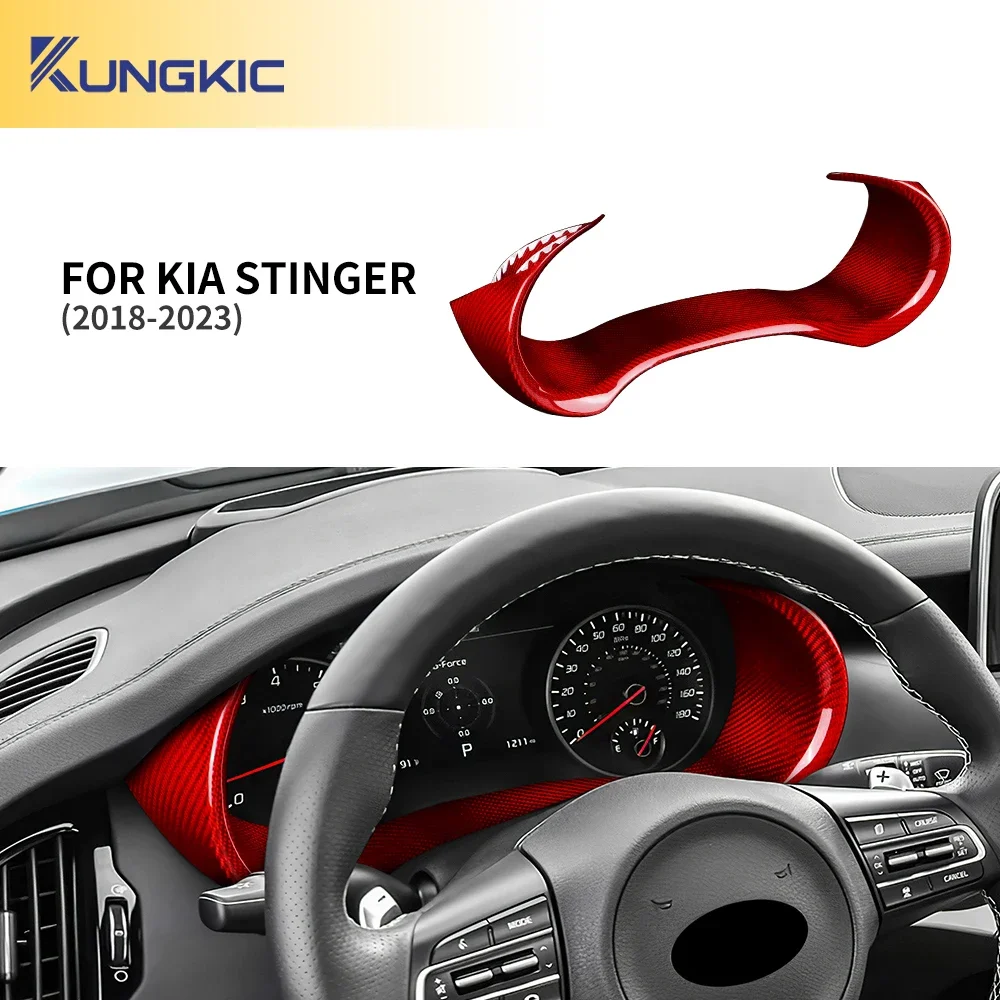 Real Hard Carbon Fiber LHD Car Steering Wheel Speedometer Frame Interior Trim For Kia Stinger 2018 2019 2020 2021 2022 2023
Real Hard Carbon Fiber LHD Car Steering Wheel Speedometer Frame Interior Trim For Kia Stinger 2018 2019 2020 2021 2022 2023