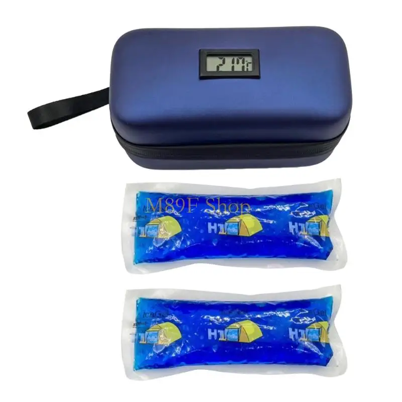 M89F Insulin Coolers Travel Case Diabetic Travel Bag Insulated Carrying Case with Temperature Display for Daily Trip
M89F Insulin Coolers Travel Case Diabetic Travel Bag Insulated Carrying Case with Temperature Display for Daily Trip