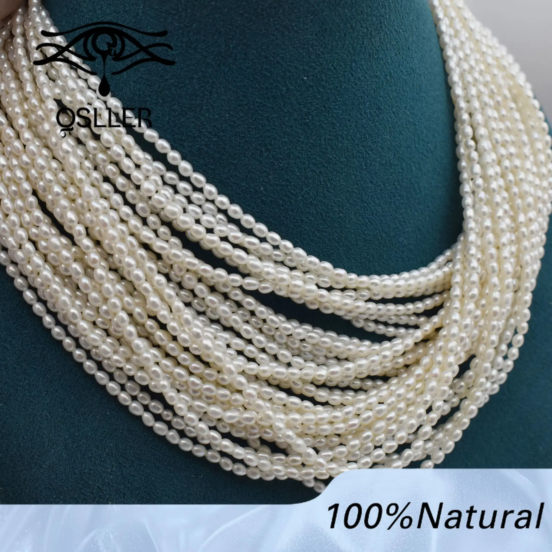 AAA 2-2.5mm Strong Light Natural Freshwater Pearl Rice Beads for Jewelry Making DIY Women Men Necklace Bracelets Accessories
AAA 2-2.5mm Strong Light Natural Freshwater Pearl Rice Beads for Jewelry Making DIY Women Men Necklace Bracelets Accessories