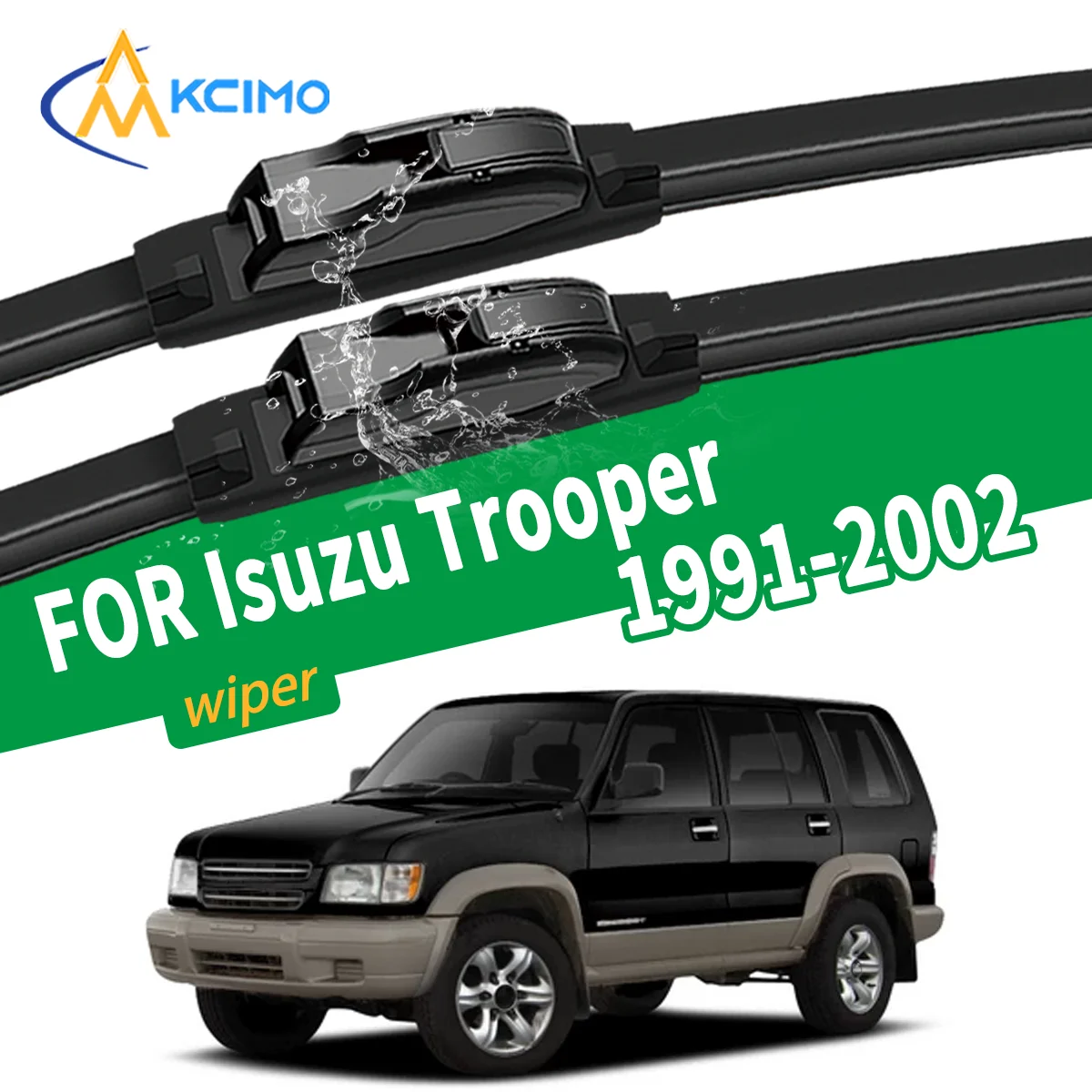 New Silent Wiper Blades for Isuzu Trooper 1991-2002 High Quality Natural Rubber Replacement
New Silent Wiper Blades for Isuzu Trooper 1991-2002 High Quality Natural Rubber Replacement