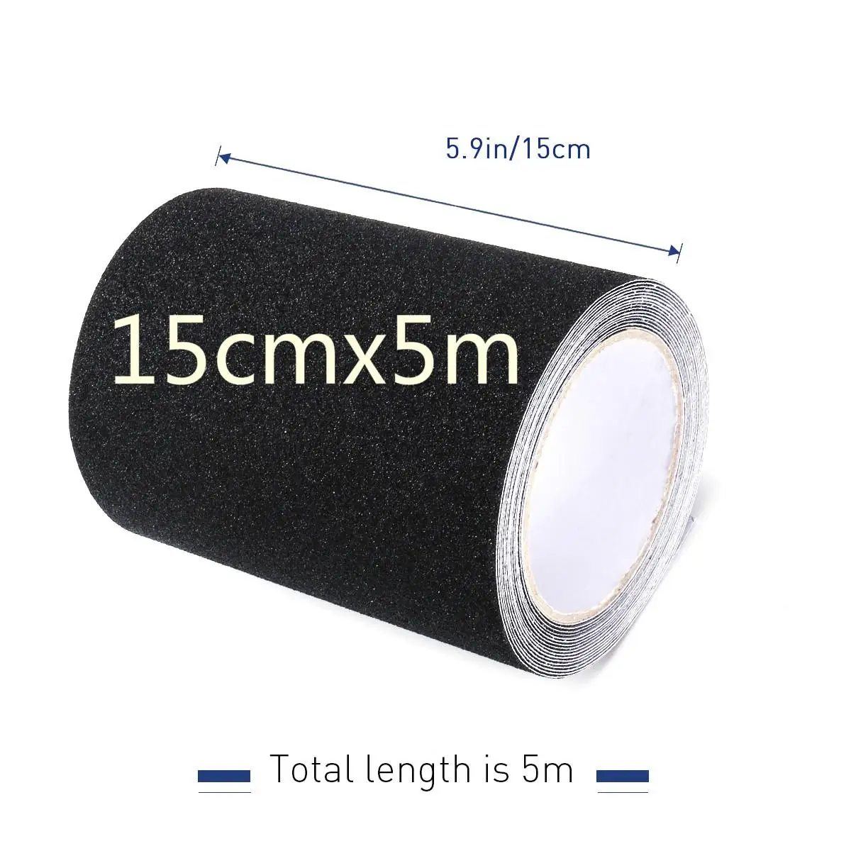 Non Slip Tape 15cmx5m Black PVC Stair Tread Ladder Scaffolding Bus Adhesive Decking Strip Anti Floor Surface
Non Slip Tape 15cmx5m Black PVC Stair Tread Ladder Scaffolding Bus Adhesive Decking Strip Anti Floor Surface