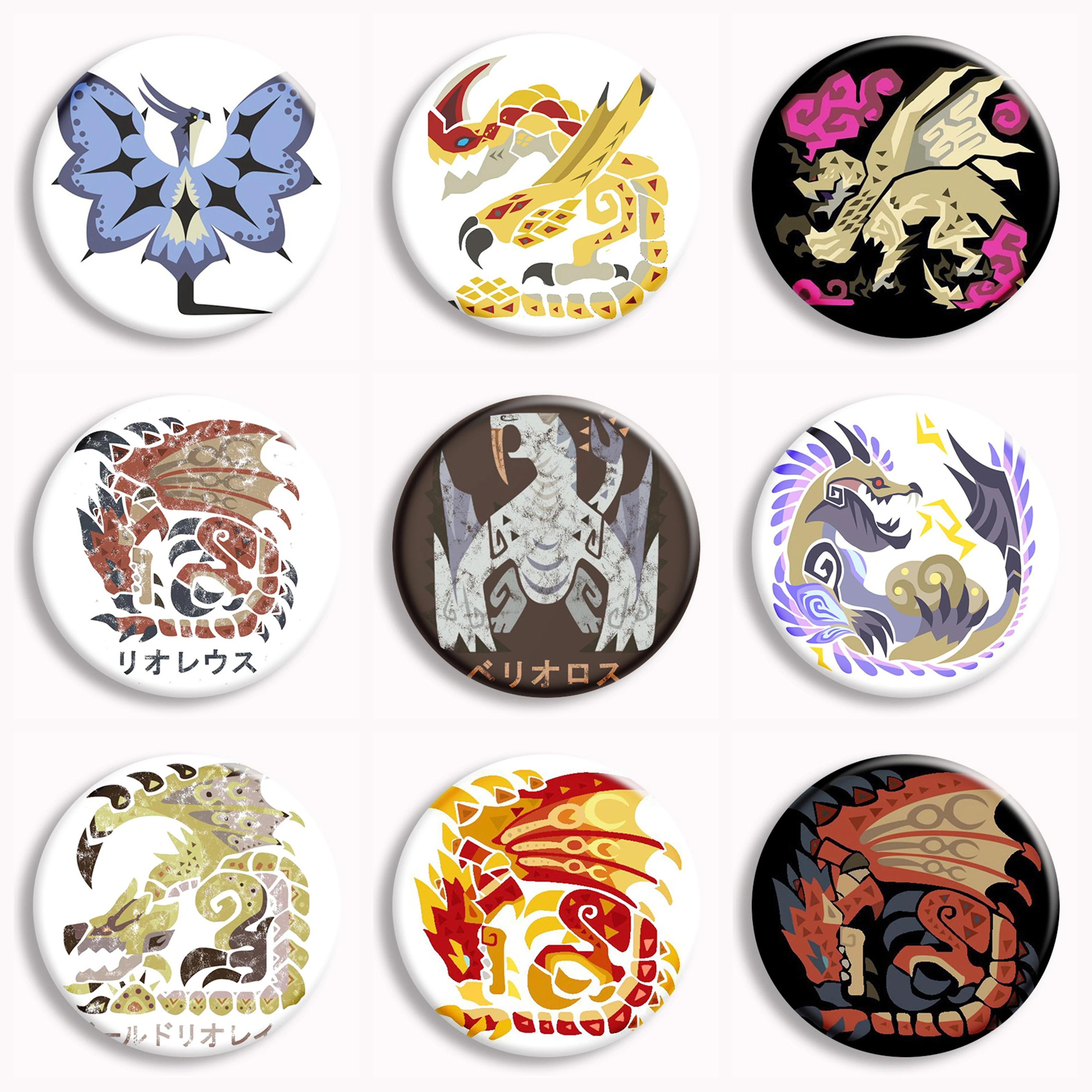 Hot Monster Series Game Soft Button Pin Rathalos Nargacuga Nergigante Zinogre Cartoon Brooch Badge Bag Decor Gamer Collect Gifts
Hot Monster Series Game Soft Button Pin Rathalos Nargacuga Nergigante Zinogre Cartoon Brooch Badge Bag Decor Gamer Collect Gifts
